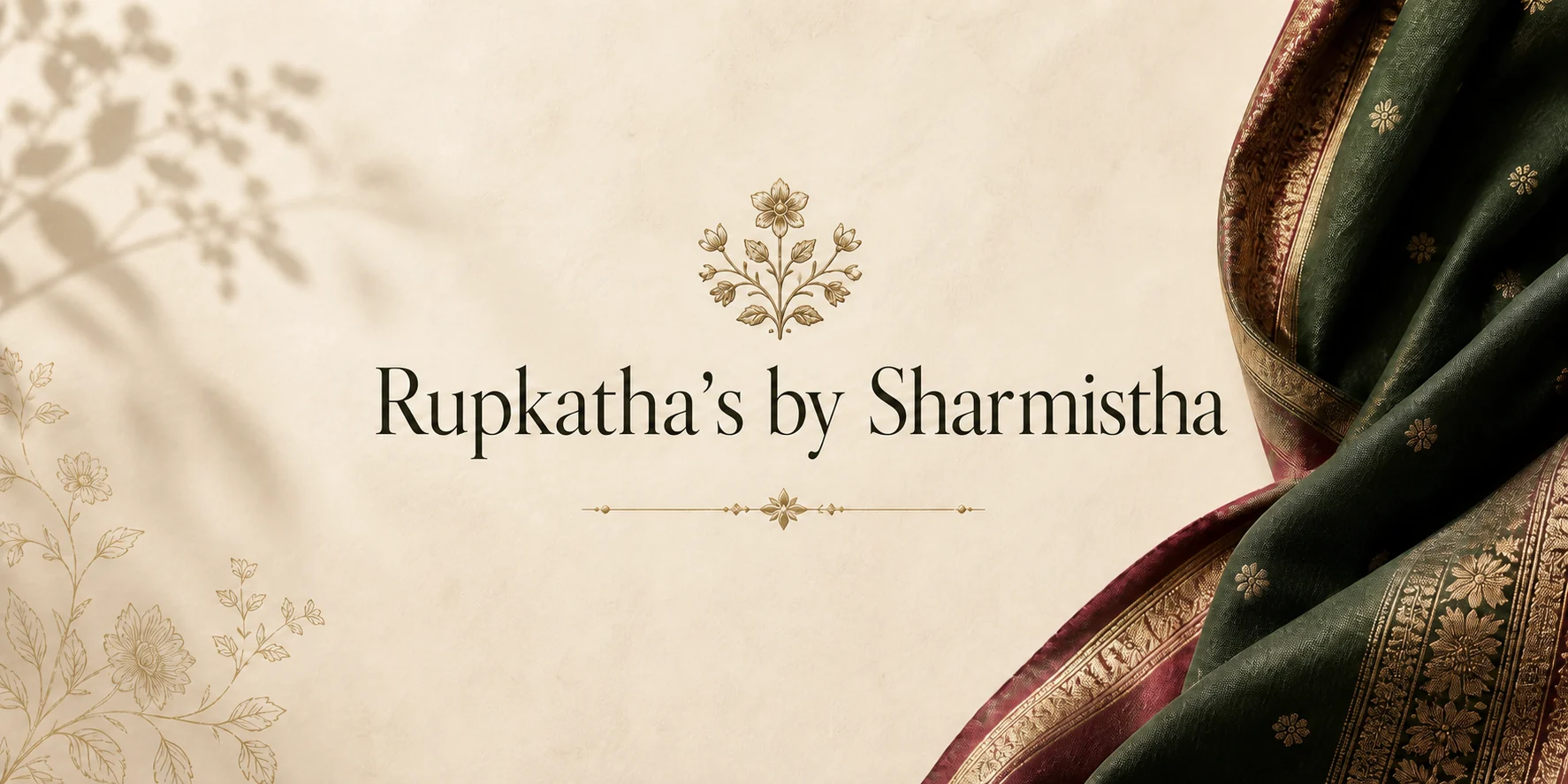 Rupkatha's by Sharmistha boutique banner